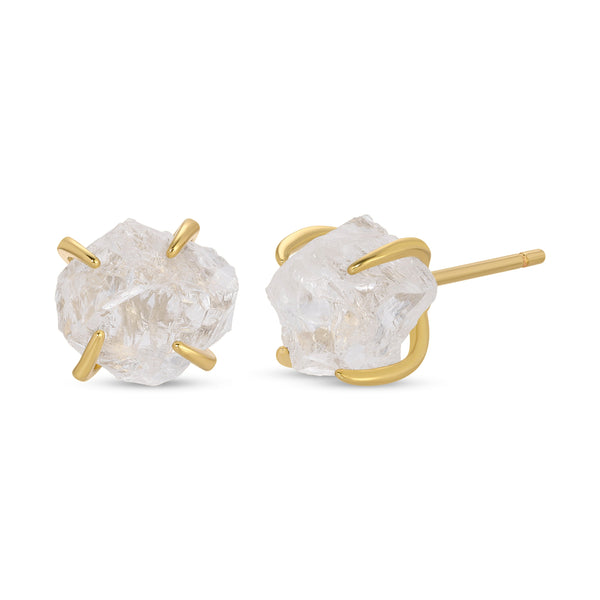 Meghan Bo Designs Clear Quartz Stud Earrings ER029