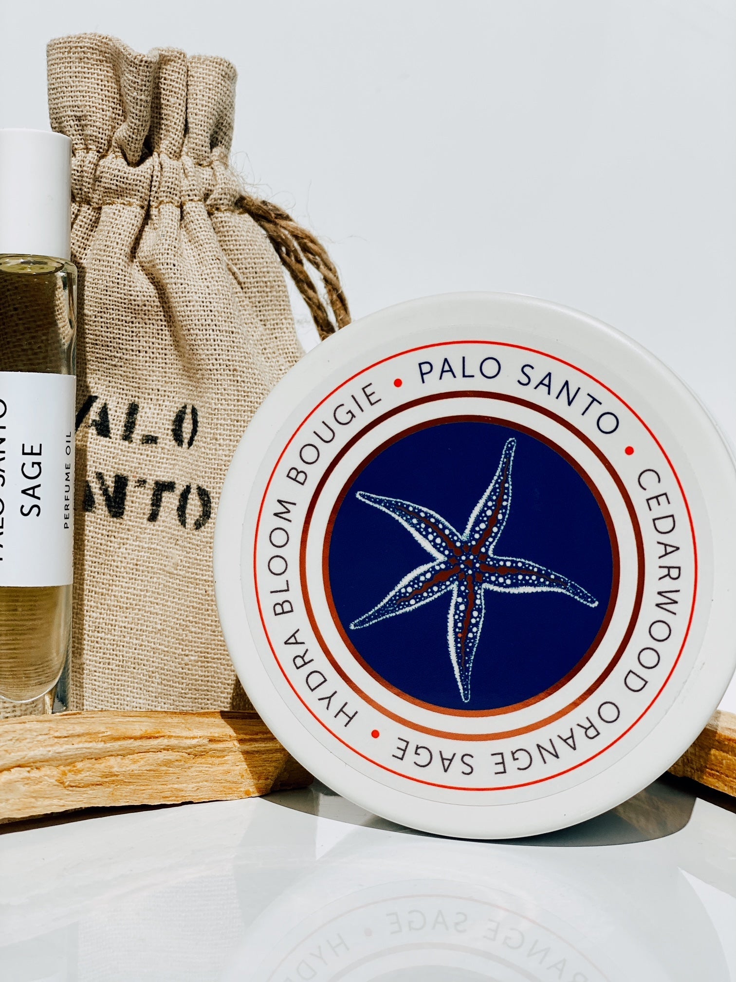 Palo Santo Sage Candle | Hydra Bloom