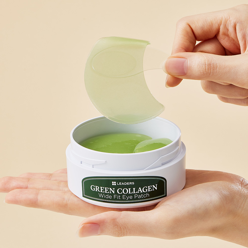 Leaders Green Collagen Wide Fit Eye Patch 5 Pack