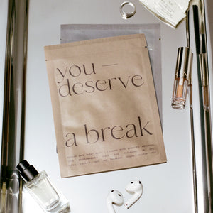Korean Sheet Mask - You Deserve a Break | Lucky Owl