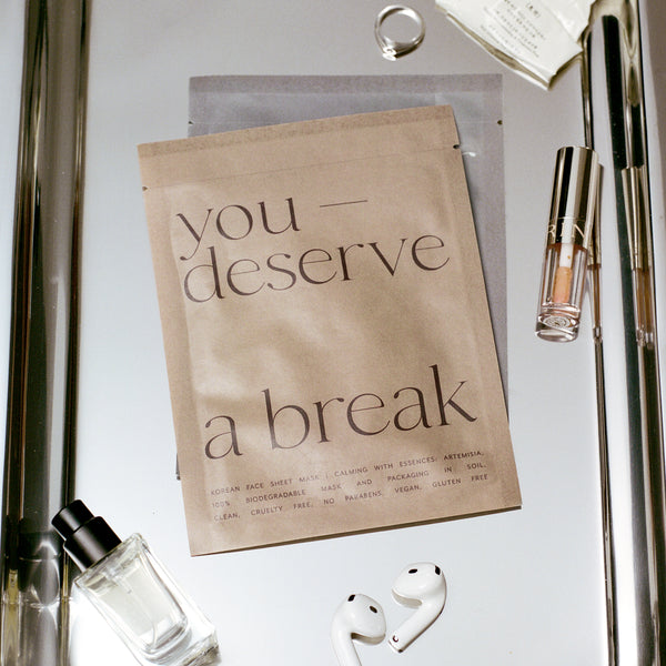 Korean Sheet Mask - You Deserve a Break | Lucky Owl
