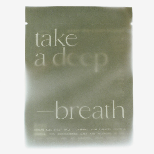 Korean Sheet Mask - Take a Deep Breath | Lucky Owl