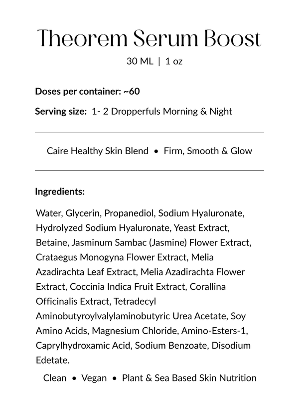 Theorem Serum Boost | Caire Beauty
