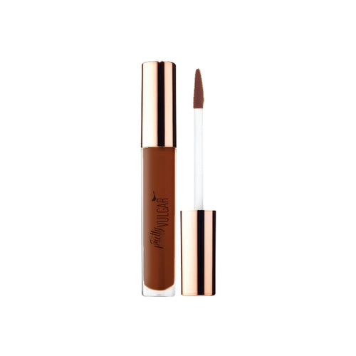 Under Cover Concealer | Pretty Vulgar with a sleek rose gold cap and applicator wand, featuring a rich, deep brown shade for flawless coverage and natural-looking skin.