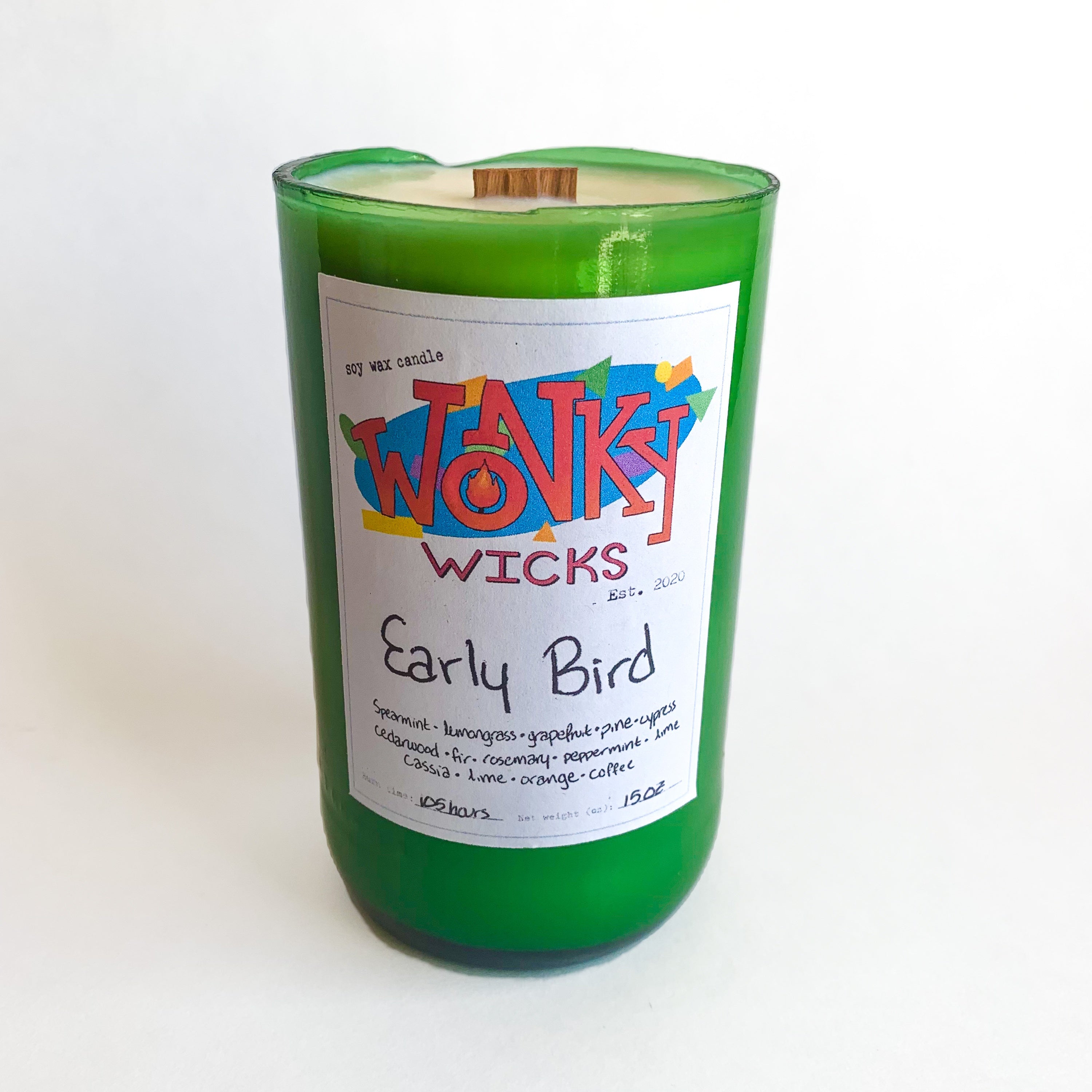 Early Bird Soy Wax Candle | Wonky Wicks