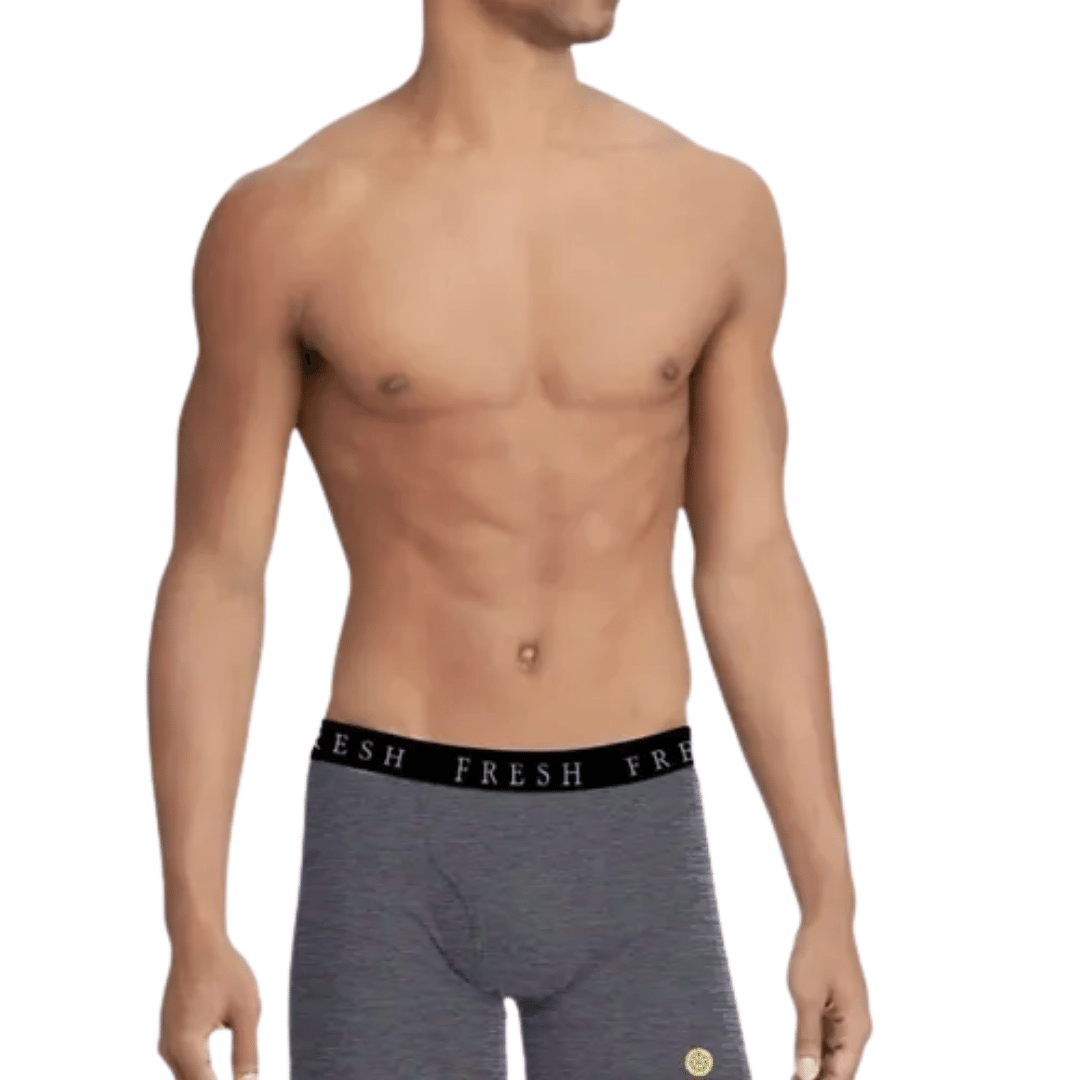 Grey Luxury Boxer Briefs | Fresh Helps