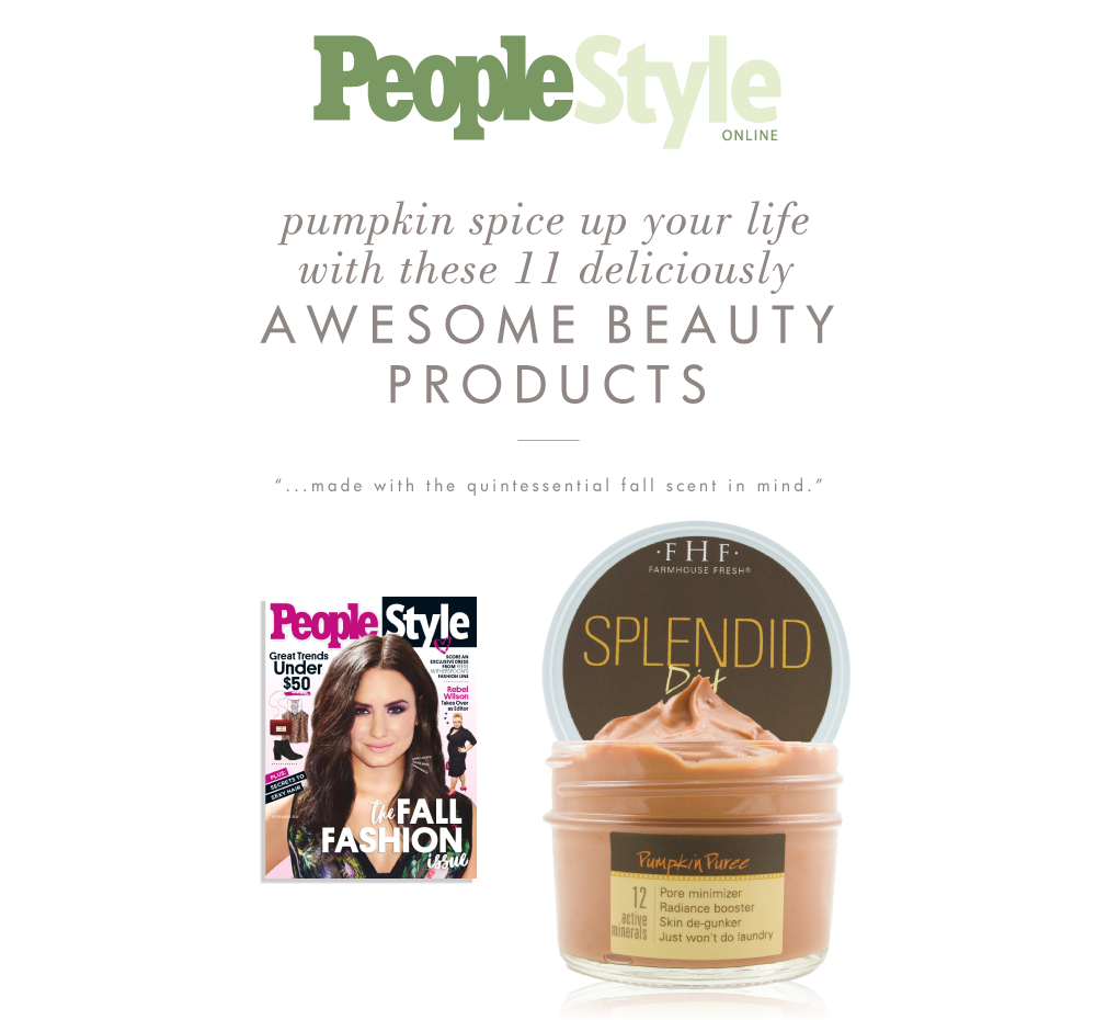 Splendid Dirt® Nutrient Mud Mask with Organic Pumpkin Puree | Farmhouse Fresh