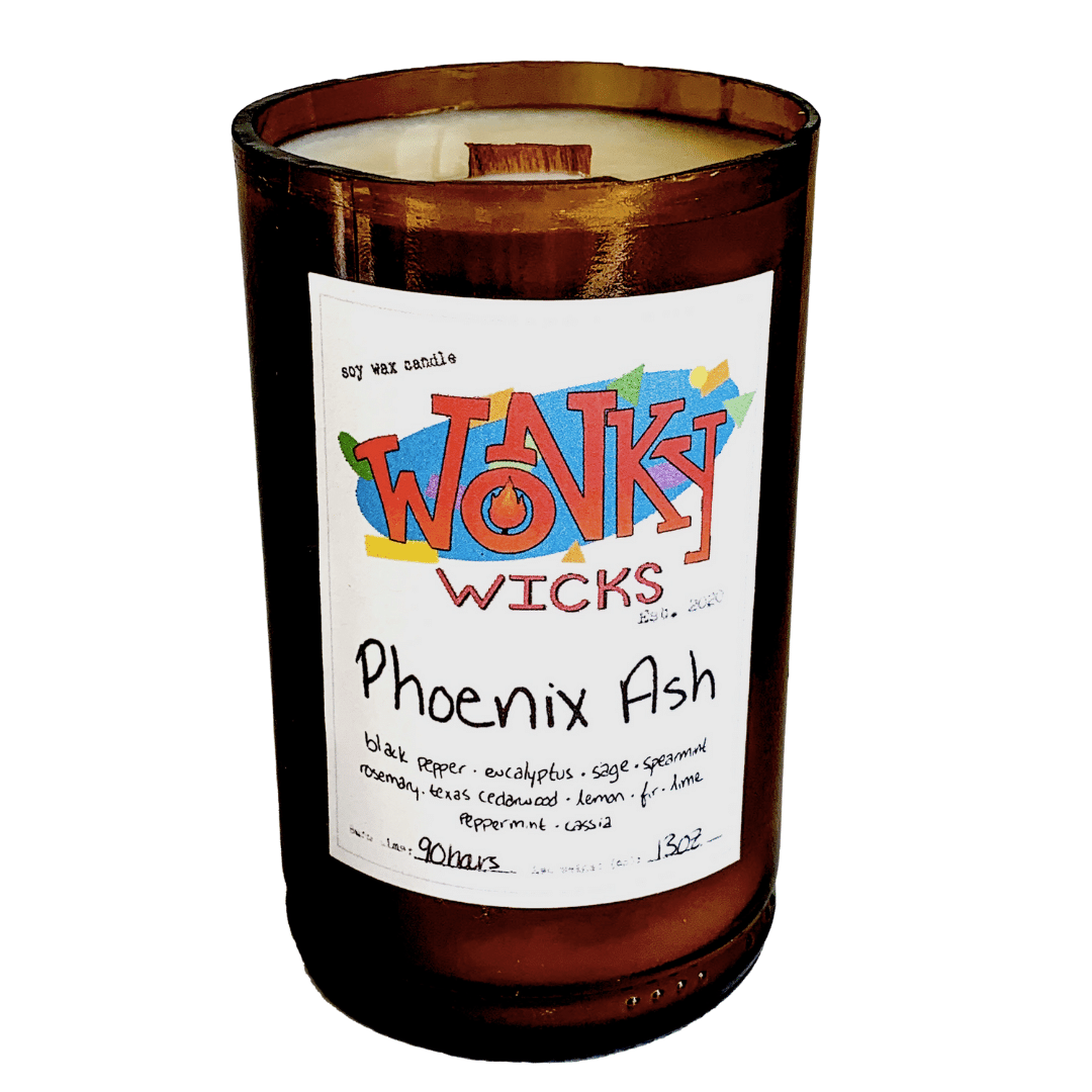 Phoenix Ash Soy Wax Candle | Wonky Wicks